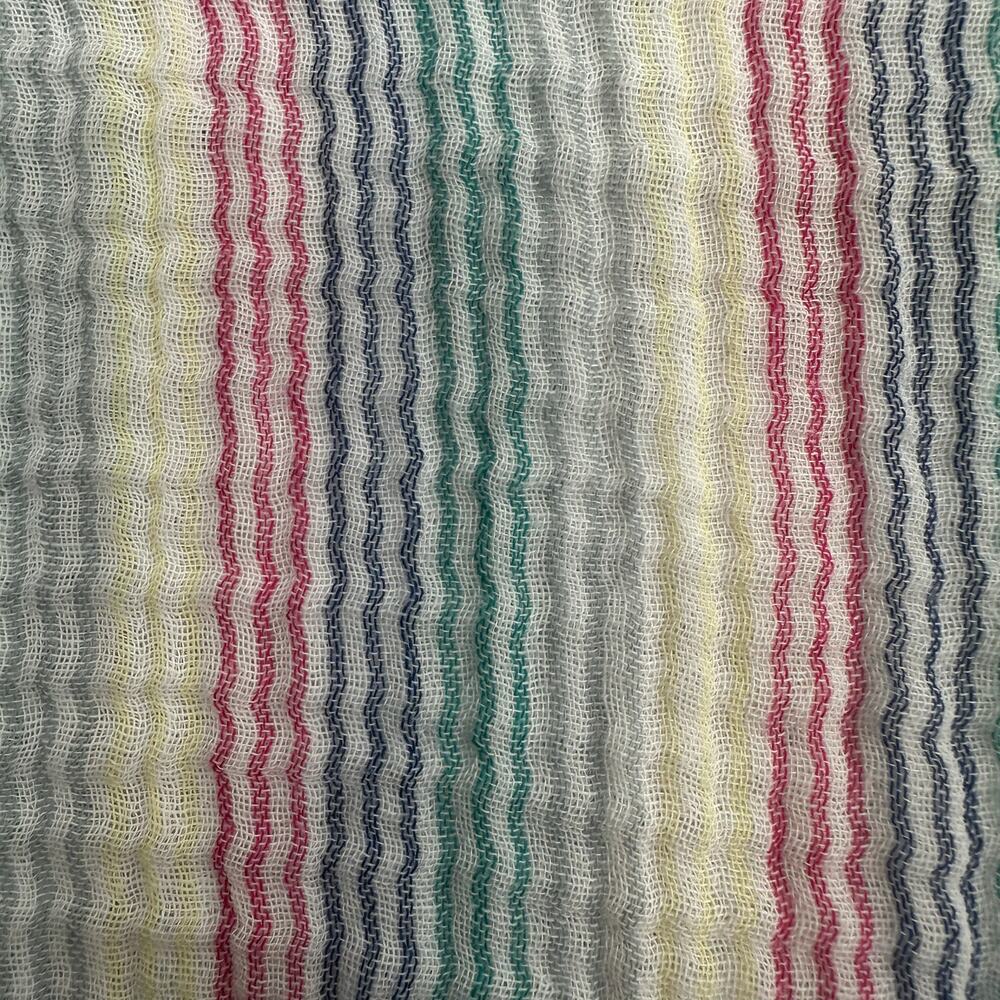 Rails Ellis Button Down Shirt Iris Stripe Size XS Rainbow Lightweight Pastel - Picture 7 of 16
